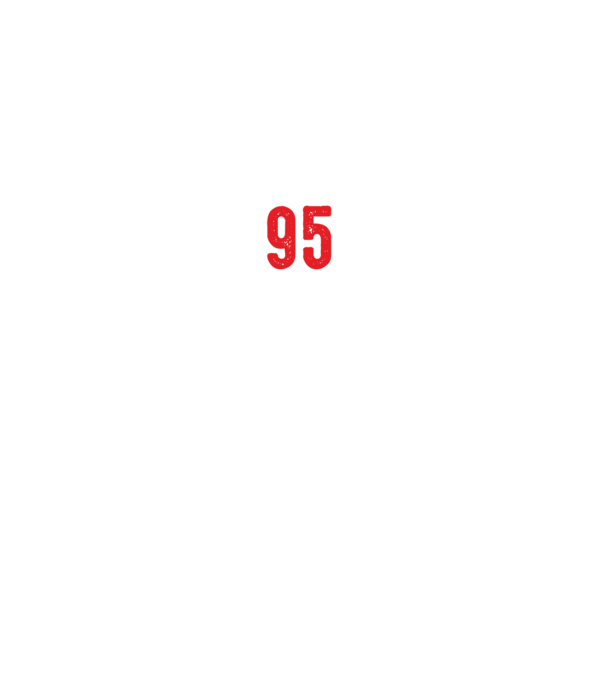 Purtătorul acestui tricou a împlinit: 95 de ani model negru pe tricou