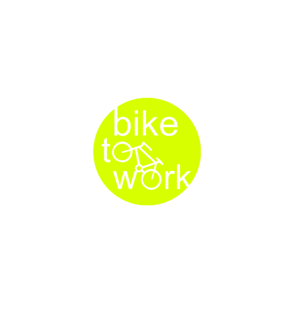 bike to work model negru pe tricou