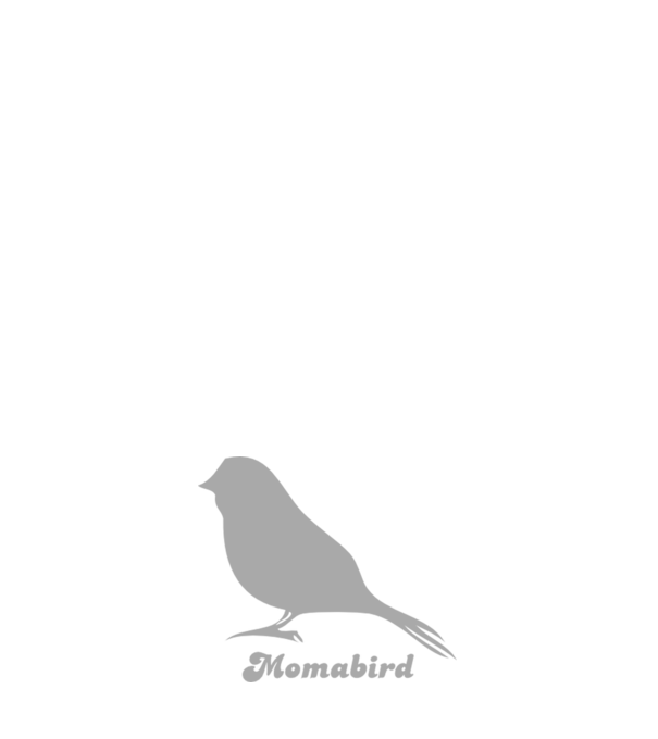 Momabird model albastru închis pe tricou