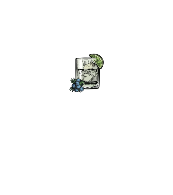Let the fun be gin model negru pe tricou