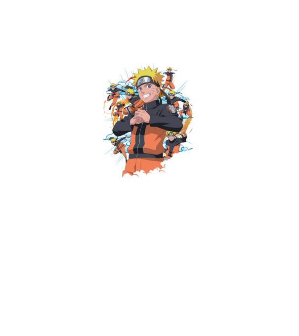 NARUTO model negru pe tricou
