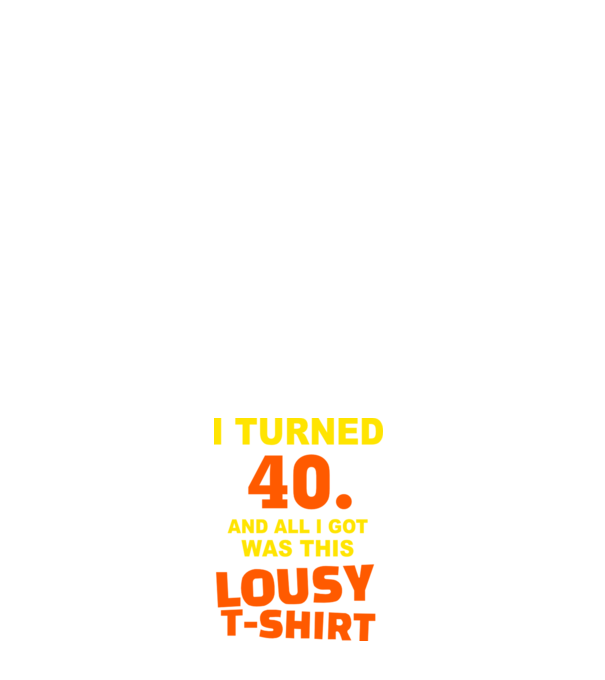 Lousy T-shirt 40 model alb pe tricou
