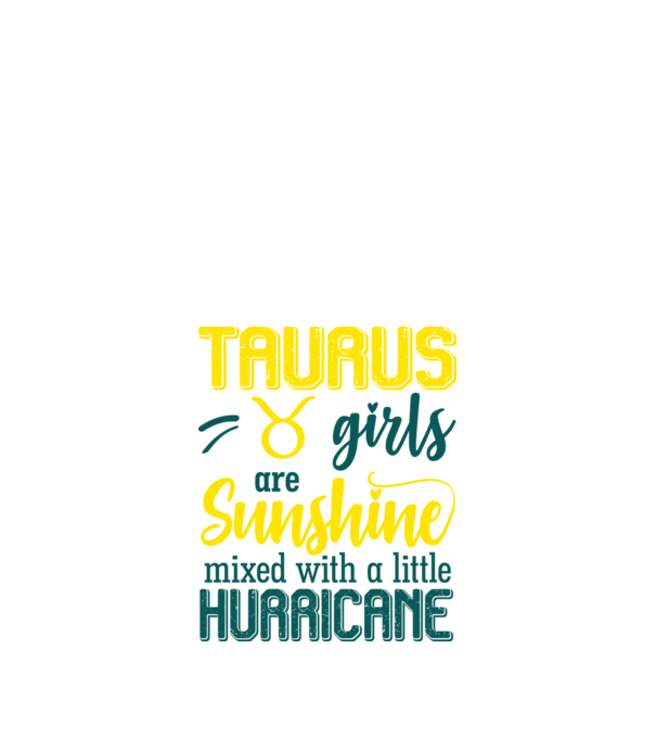 Sunshine with Hurricane TAURUS model negru pe tricou