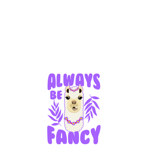 Always be fancy model negru pe tricou