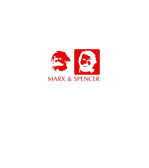 MARX and Spencer model negru pe tricou