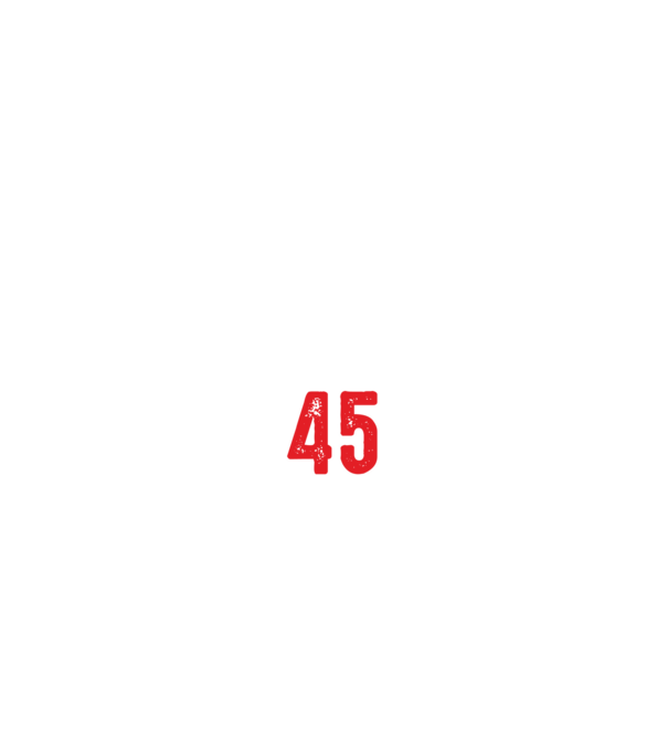 Purtătorul acestui tricou a împlinit: 45 de ani model negru pe tricou