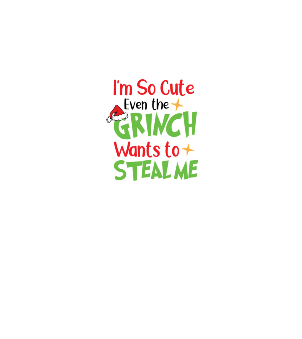 So cute Grinch model negru pe tricou