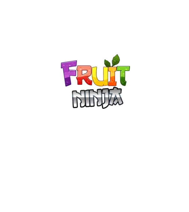 Fruit Ninja model alb pe tricou