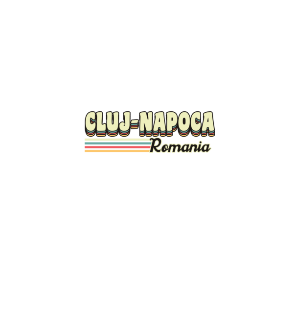 România Cluj-Napoca model negru pe tricou