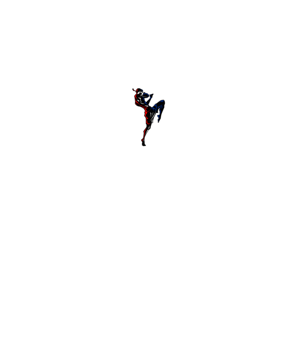 Muay Thai model negru pe tricou