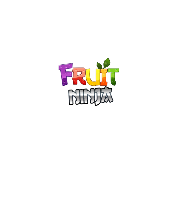 Fruit Ninja model alb pe tricou