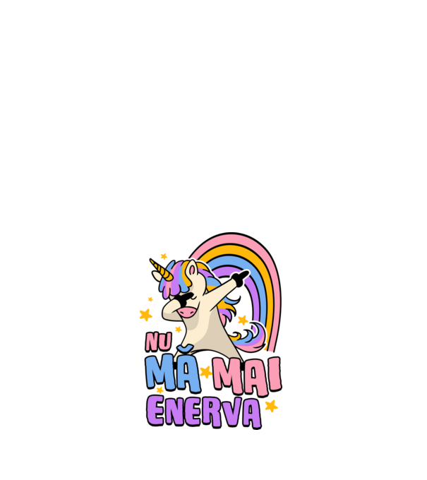 Nu mă mai enerva model alb pe tricou