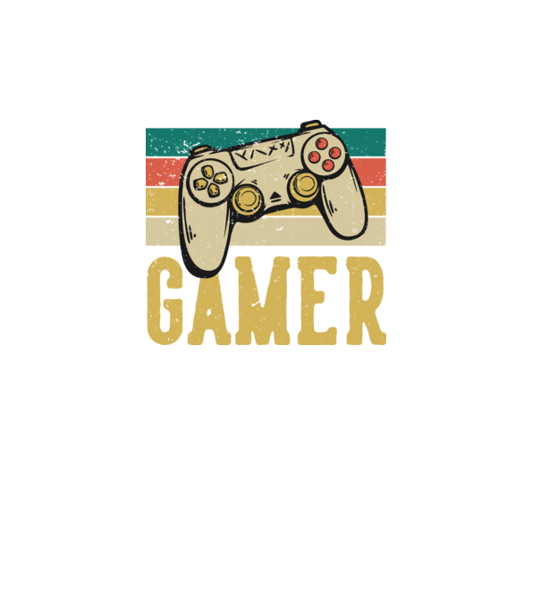 Retro gamer model turcoaz pe tricou