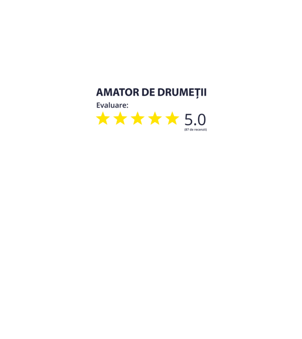 amator de drumeții evaluare model alb pe tricou