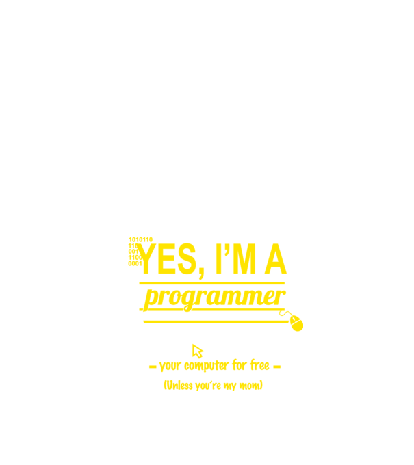 I am a programmer model negru pe tricou