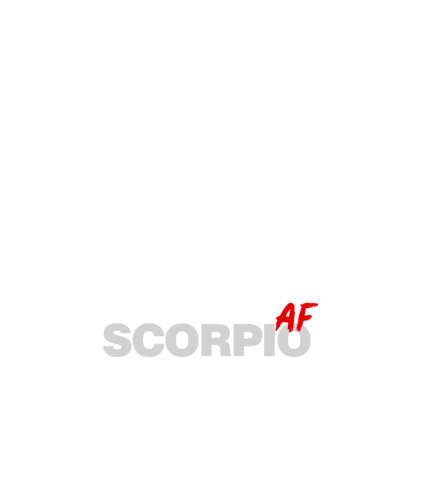 SCORPIO as fuck model negru pe tricou