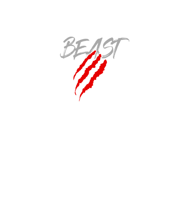 Beast model negru pe tricou