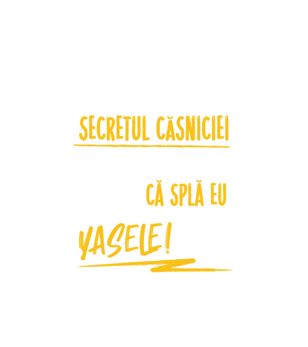 Secretul căsniciei sănătoase model negru pe tricou