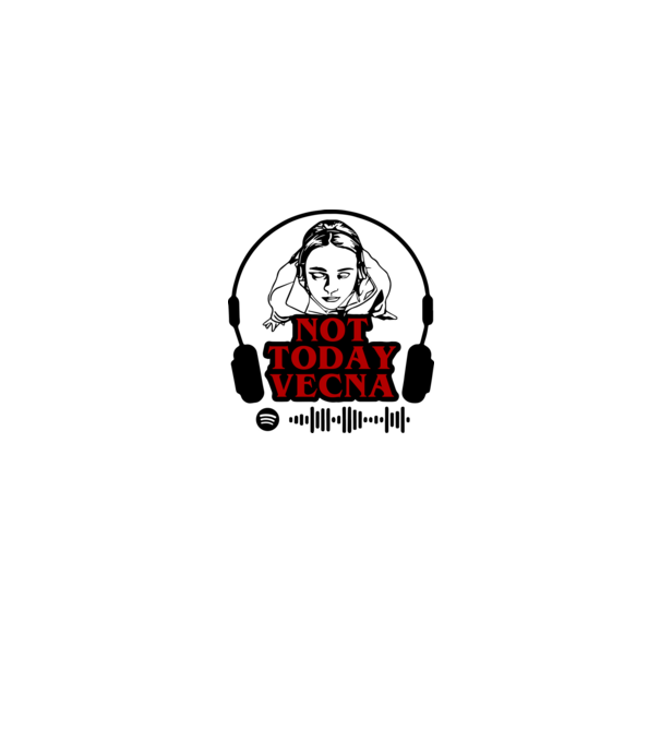 not today vecna model gri pe tricou