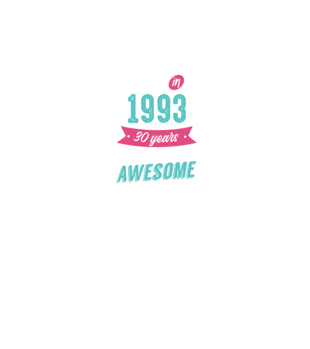 Made in 1993 model negru pe tricou