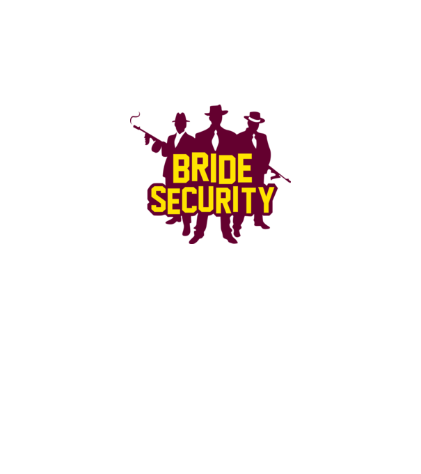 Bride Security model galben neon pe tricou