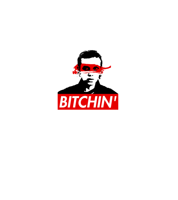 bitchin eleven model gri pe tricou
