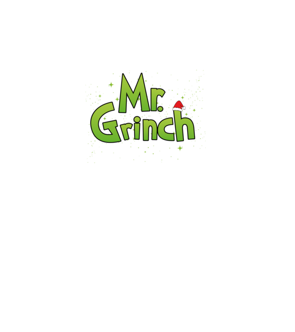 Grinch Family Mr Grinch model negru pe tricou
