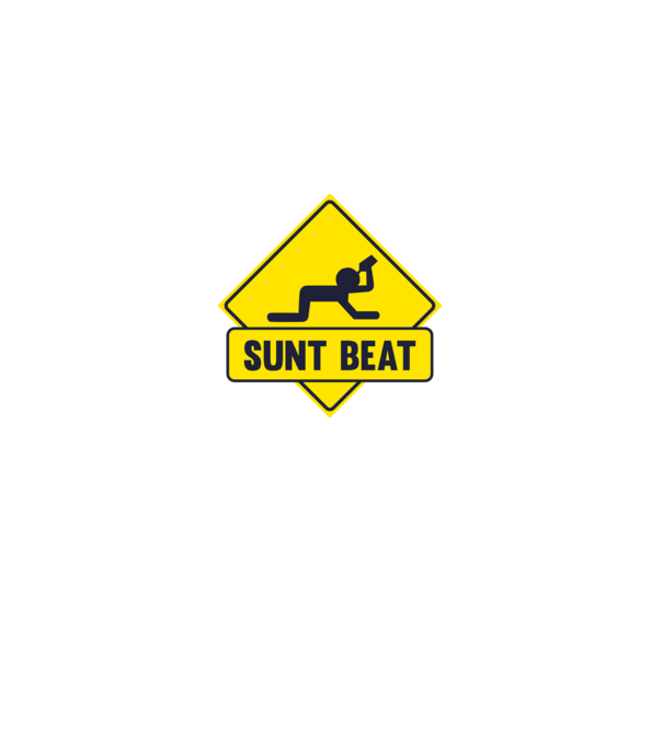 Sunt beat model alb pe tricou