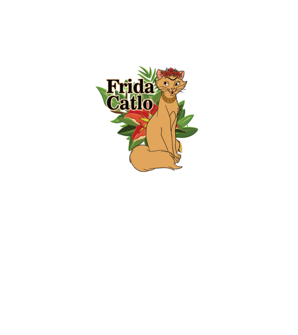 FridaCatlo model turcoaz pe tricou