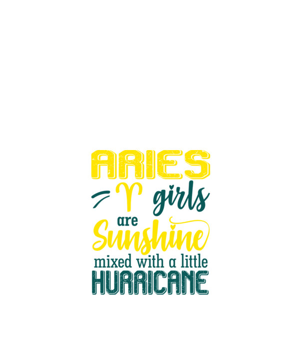 Sunshine with Hurricane ARIES model negru pe tricou