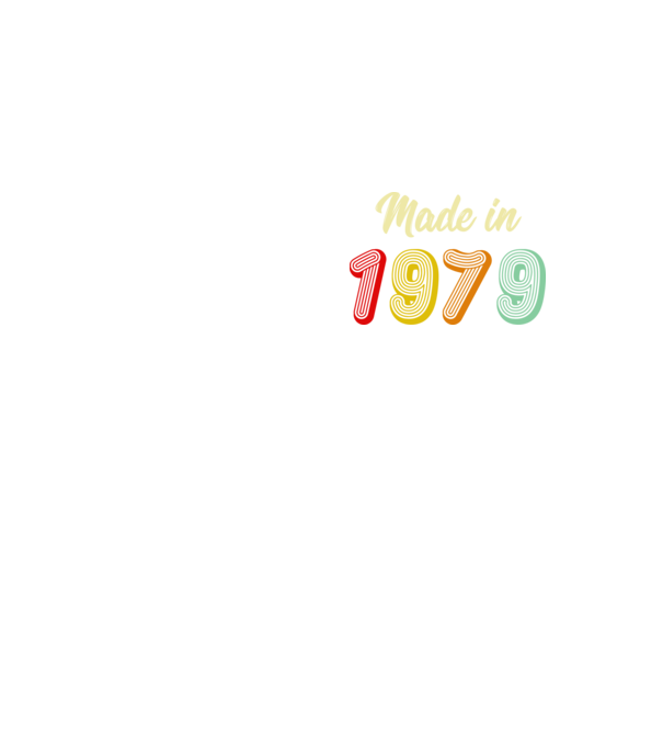 made in 1979 retro model galben neon pe tricou