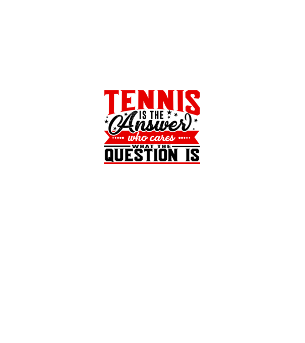 Sport is the answer JUCĂTOR TENIS model gri pe tricou