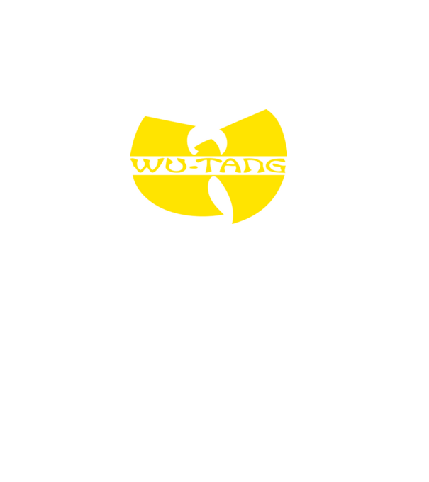 wu tang logo model negru pe tricou