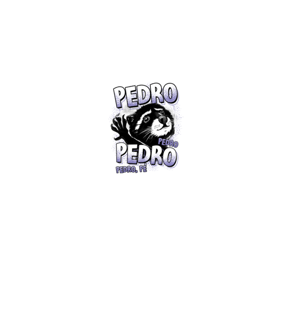 PEDRO PEDRO PEDRO model negru pe tricou