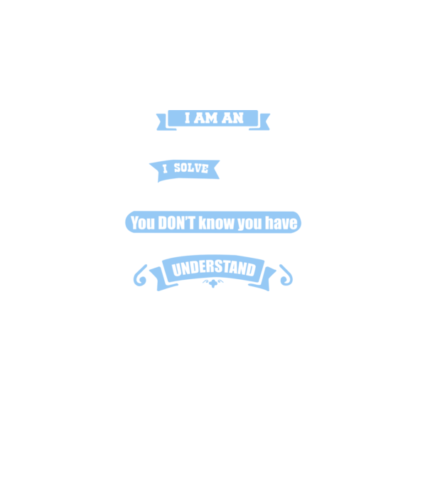 I am an accountant I solve problems model negru pe tricou