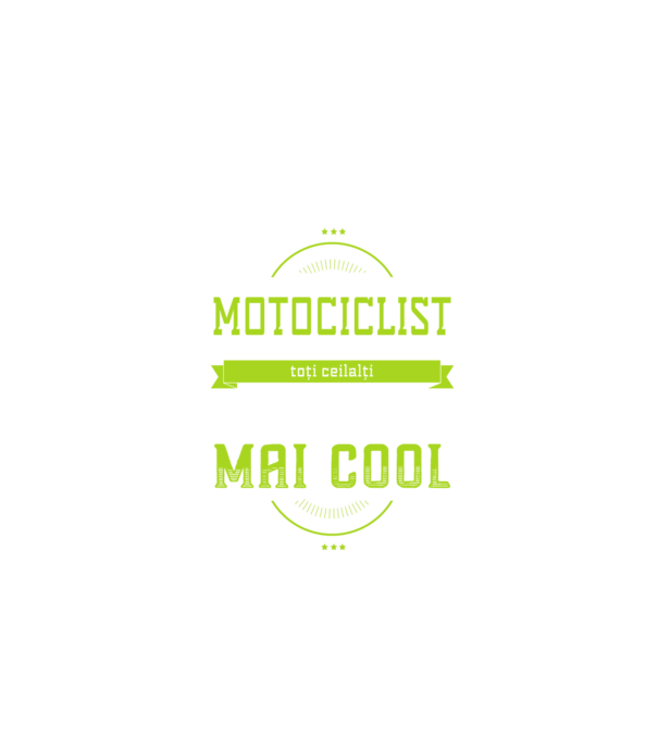sunt motociclist, la fel ca toți ceilalți, dar mult mai cool model negru pe tricou