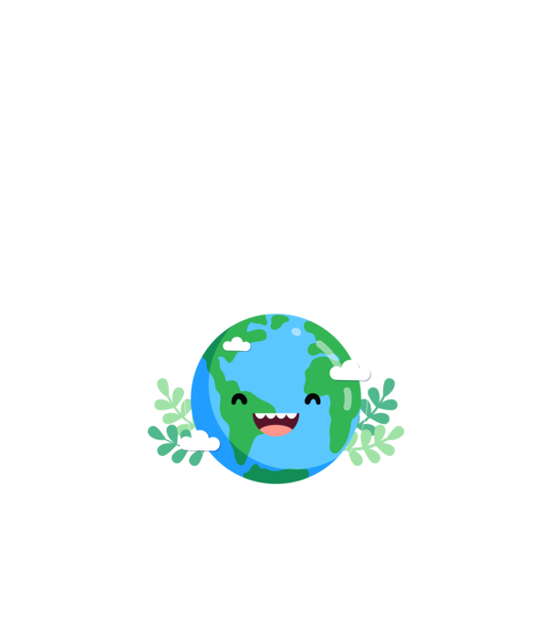 Earth smiley model alb pe tricou