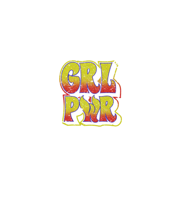Girl Power retro model negru pe tricou