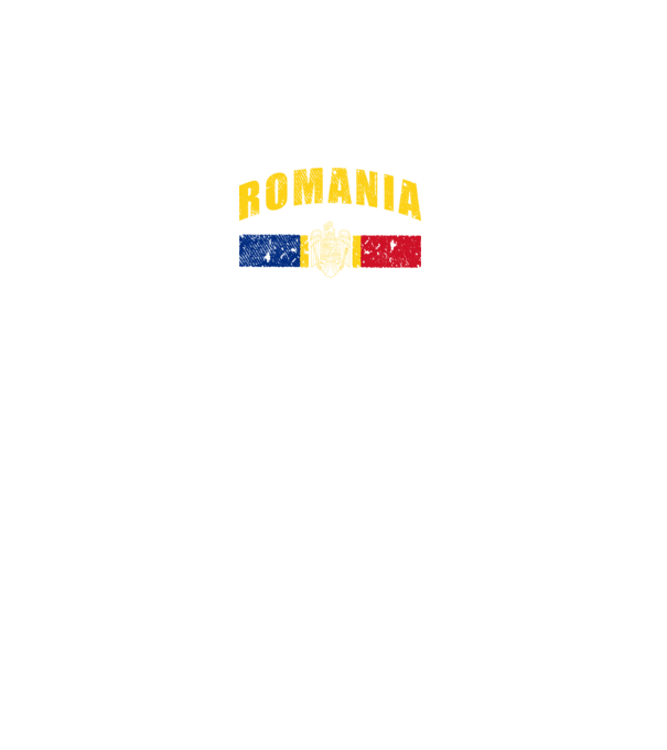 Romania coat of arms model negru pe tricou