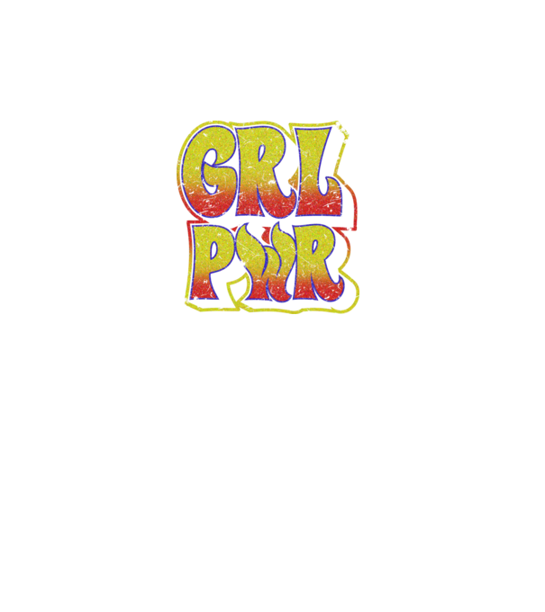 Girl Power retro model turcoaz pe tricou