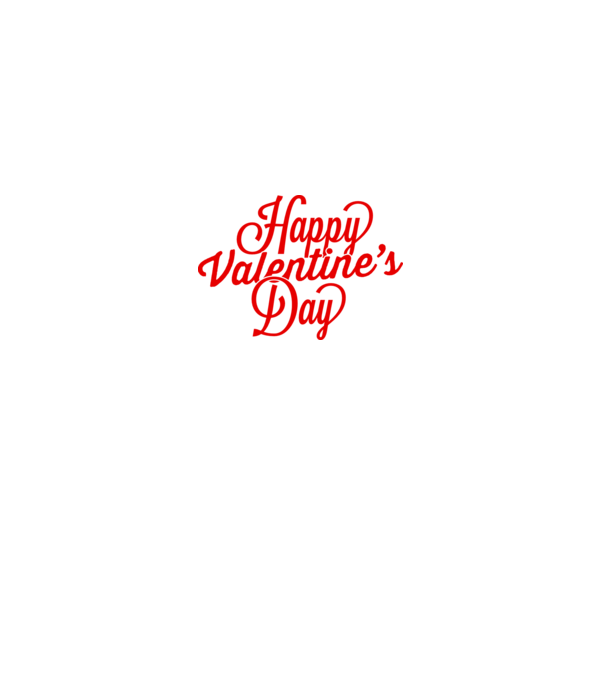 Happy Valentines day model negru pe tricou