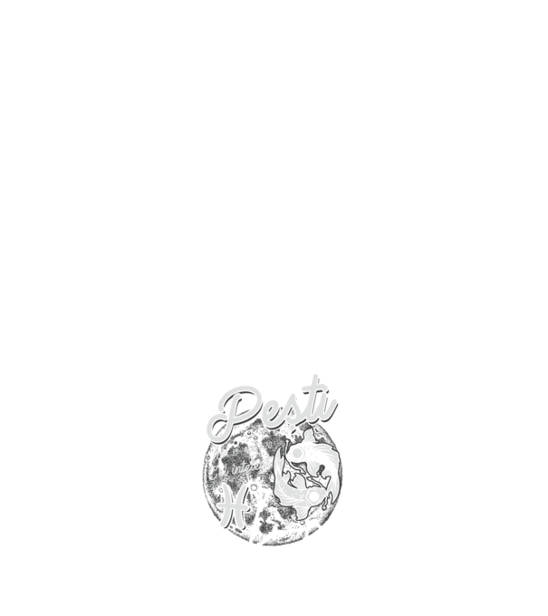 Zodiac bărbat PEȘTI retro model albastru închis pe tricou
