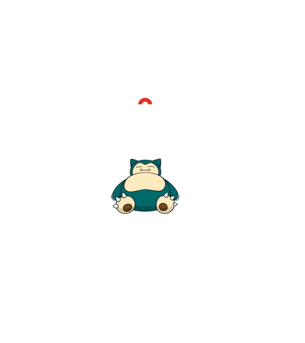 Keep Calm Snorlax model negru pe tricou