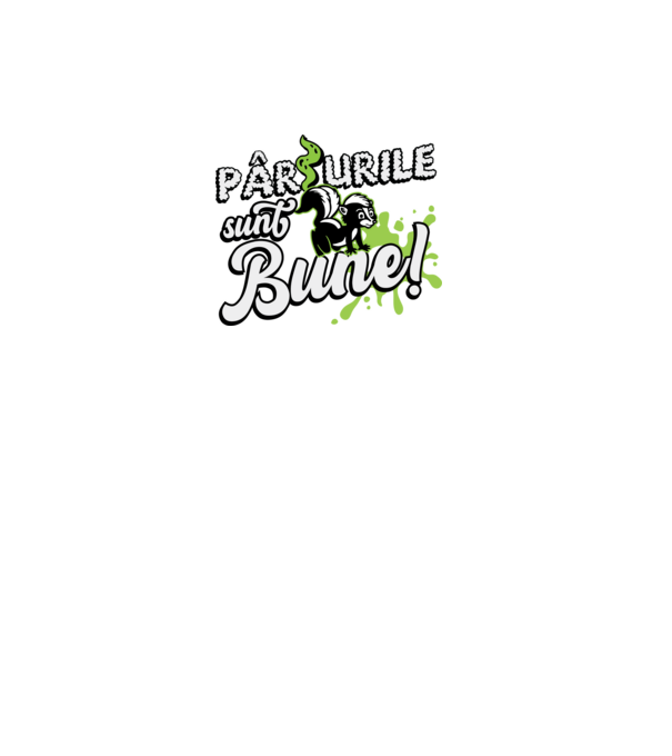Pârțurile sunt bune model negru pe tricou