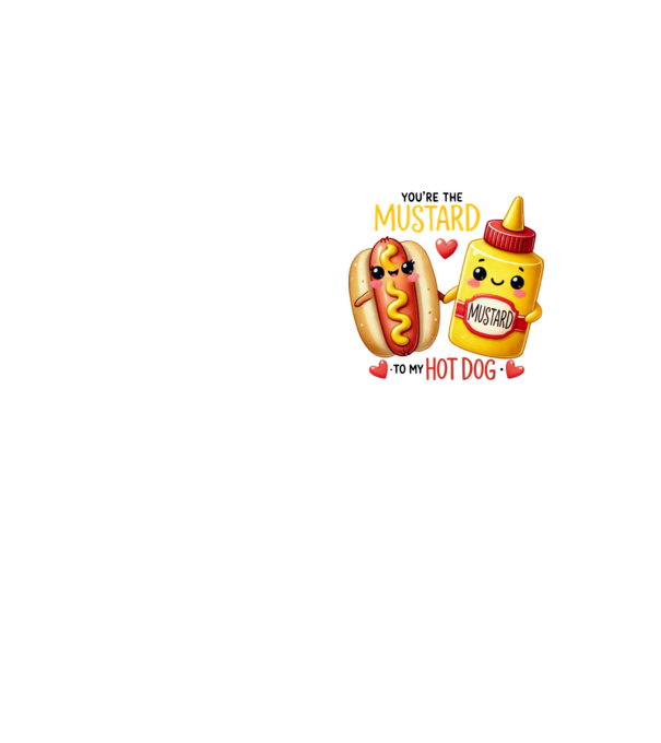 Mustard to my Hot Dog model galben neon pe tricou