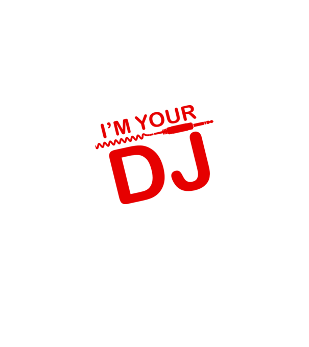 Im your DJ model negru pe tricou