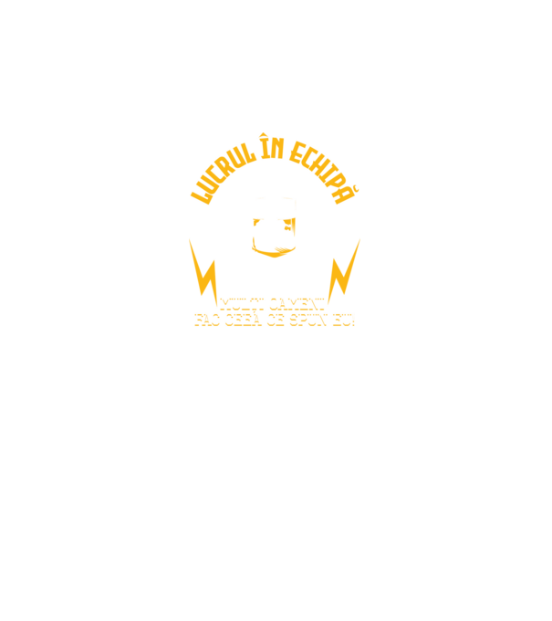 Lucrul în echipă este atunci când mulți oameni fac ceea ce spun eu! Team-building model negru pe tricou