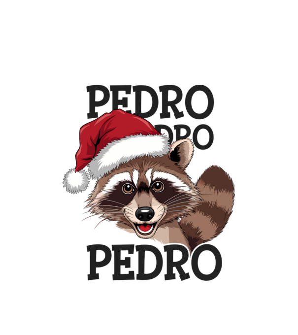Pedro pedro xmas model alb pe tricou