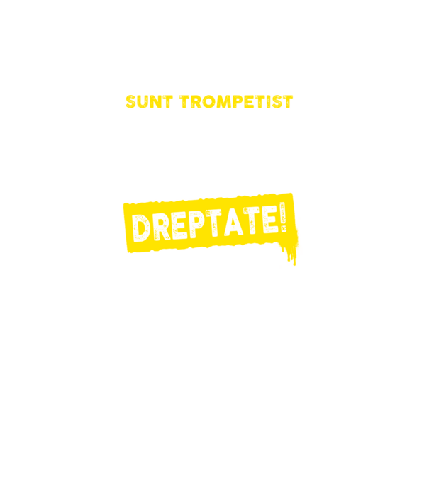 sunt trompetist, pentru a economisi timp, să reținem că am întotdeauna dreptate! model turcoaz pe tricou