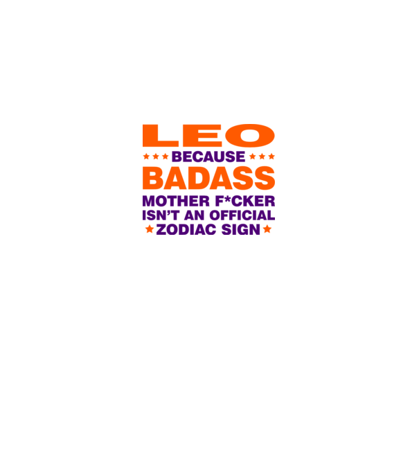 Badass zodiac LEO model gri pe tricou